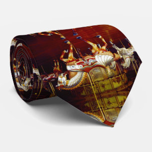 Classic wooden Carousel Horses Tie