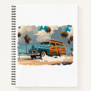 Classic Woody Wagon Notebook