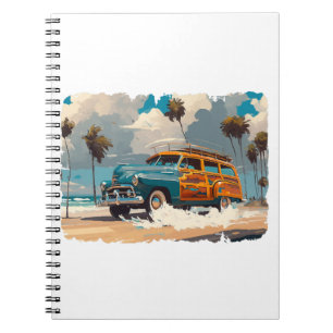 Classic Woody Wagon Notebook