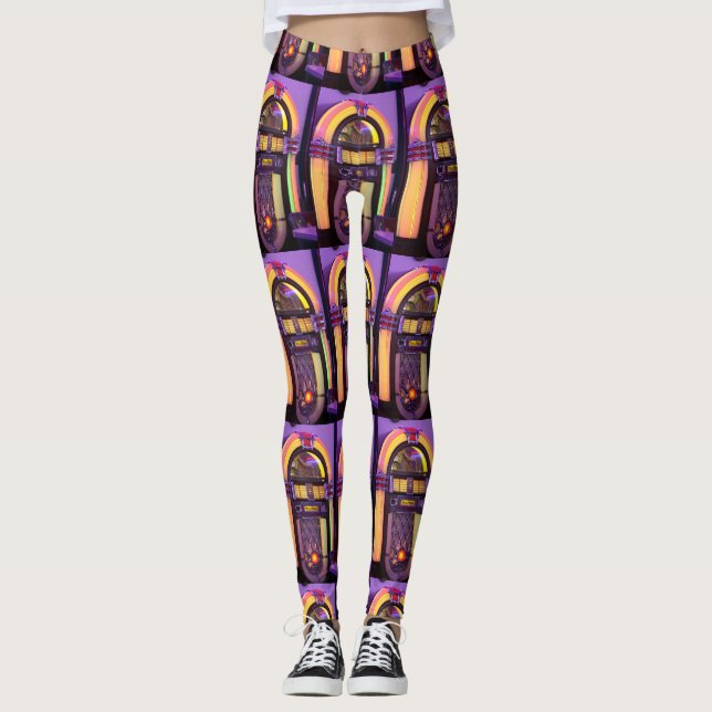Classic Wurlitzer Jukebox Leggings (Front)