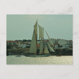 Classic Yacht Postcard