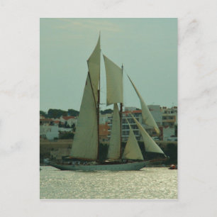 Classic Yacht Postcard