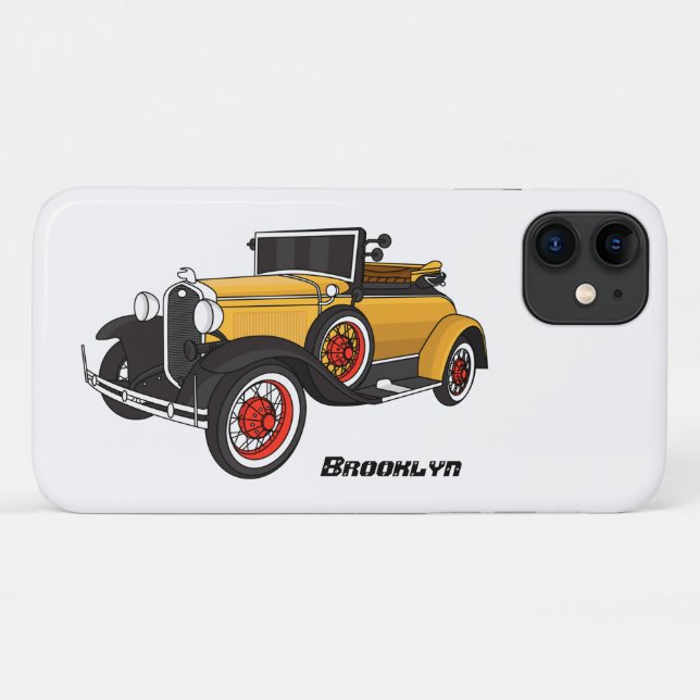 Classic yellow car 1931 Case-Mate iPhone case (Back (Horizontal))