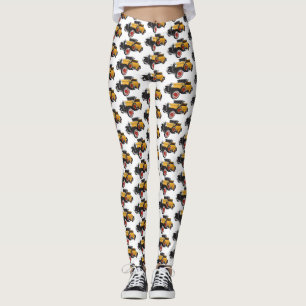 Classic yellow car 1931  leggings