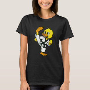 Classic Yellow Duck Animal Lover Karate Taekwondo  T-Shirt