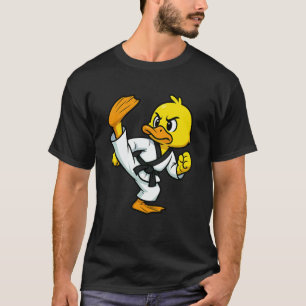 Classic Yellow Duck Taekwondo Animal Lover Karate T-Shirt