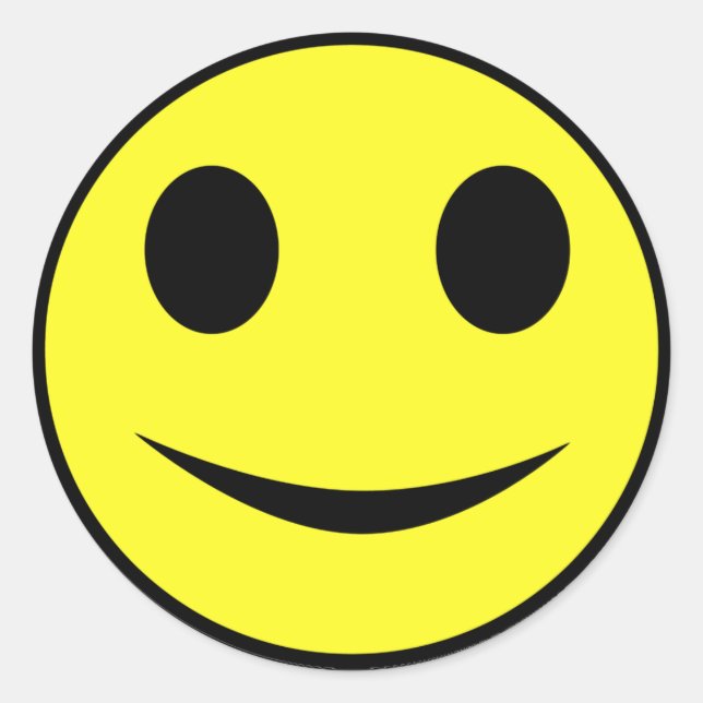 Classic Yellow Face Stickers (Front)