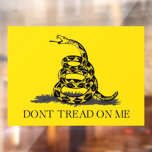 Classic Yellow Gadsden Flag Don't Tread on Me (Sheet 2)