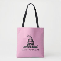 Classic Yellow Gadsden Flag Don't Tread on Me Pink