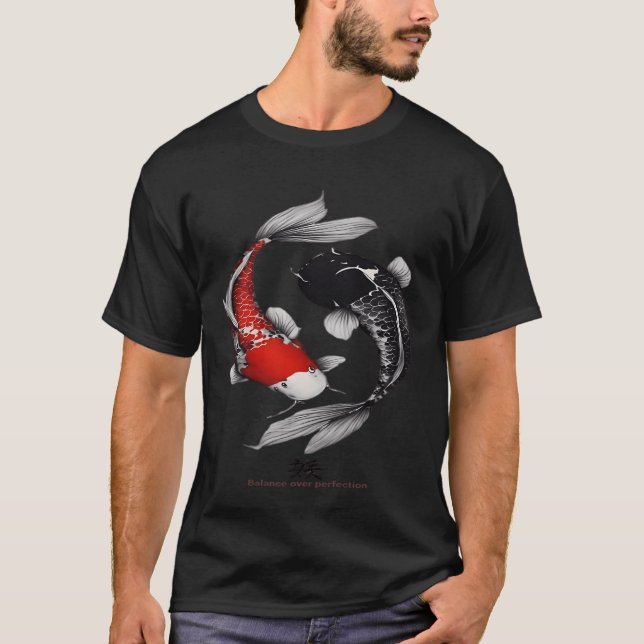 Classic Yin-Yang Koi T-Shirt (Front)