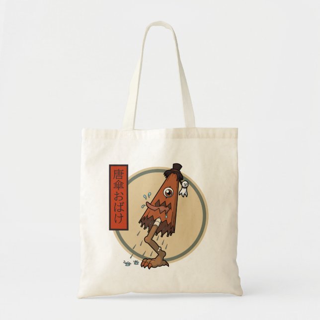 Classic Yokai Karakasa-obake- Japanese Folklore Tote Bag (Front)