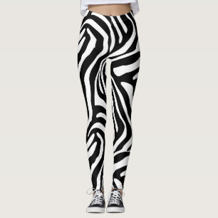 Classic Zebra Stripes Leggings