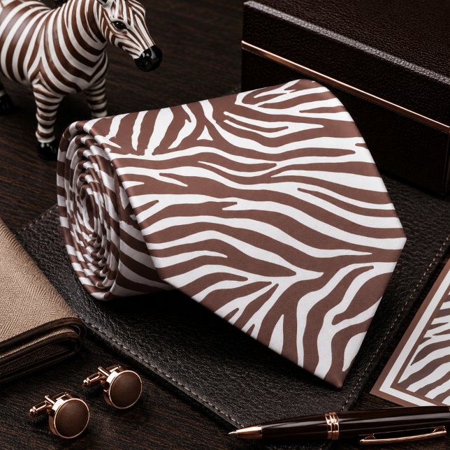 Classic Zebra Wild Animal Pattern Tie (Creator Uploaded)
