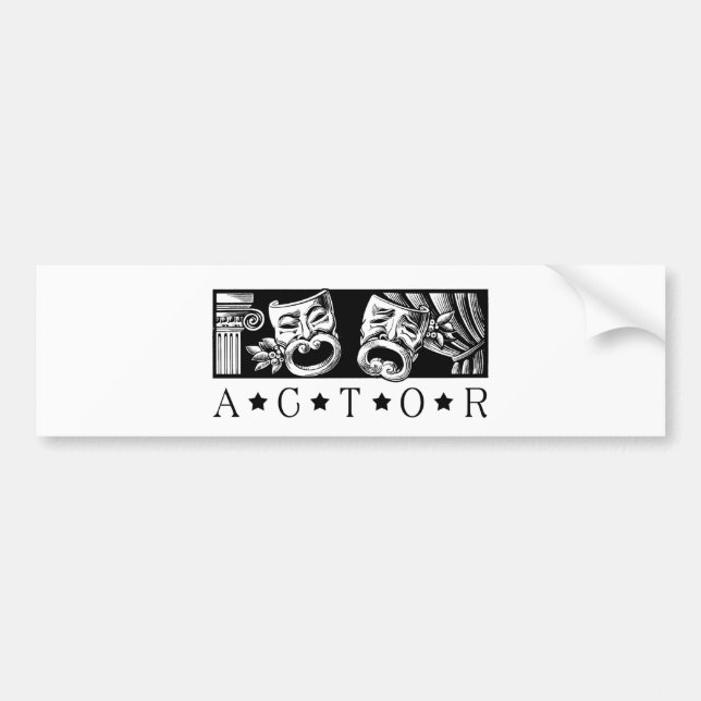 Classical Actor Bumper Sticker (Front)