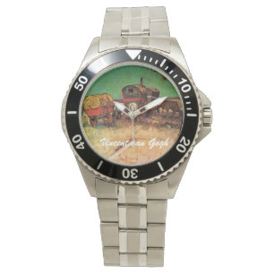 Classical and unique fine art vintage oil painting watch