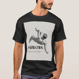 Classical Art Figure Typography graphics t- shirt