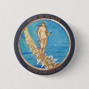 Classical Art Remastered Celestial Vintage 6 Cm Round Badge