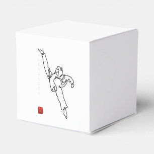 Classical Ballotin TAEKWONDO DWICHAGI back kick Favour Box
