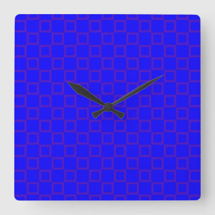 Classical blue and purple Wall Clock