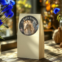 Classical Blue Butterfly Fairy Unicorn Stationery