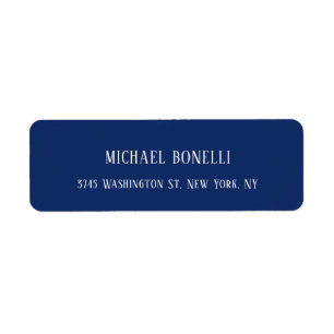 Classical Blue Colour Elegant Serif Font Minimalis