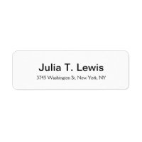 Classical Bold Text Elegant Plain Simple White