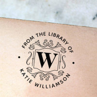 Classical British Monogram Personal Library Book