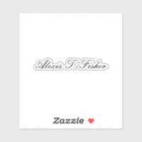 Classical Calligraphy Script Plain Simple White