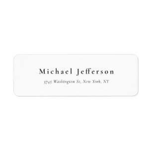 Classical Creative Trendy Black & White Minimalist