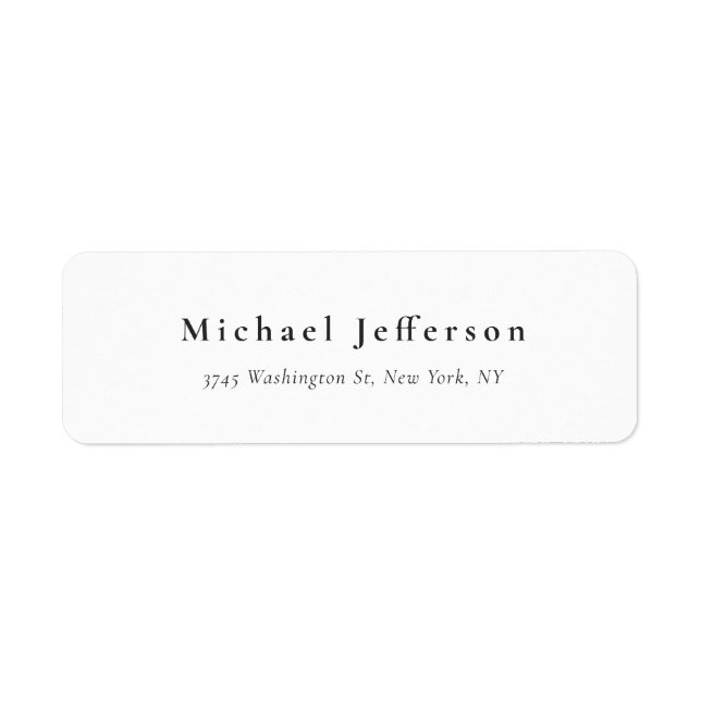 Classical Creative Trendy Black & White Minimalist (Front)