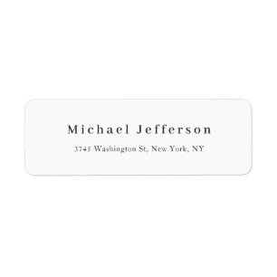 Classical Creative Trendy Black & White Minimalist