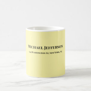 Classical Creative Trendy Cream Colour Coffee Mug