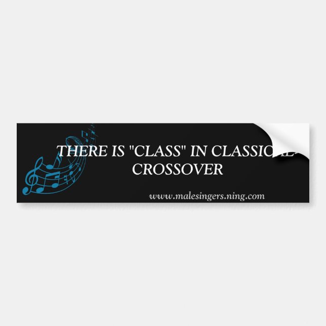 Classical-Crossover Bumper Sticker (Front)