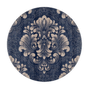 Classical Damask Seamless Victorian Texture Cutting Board