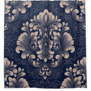 Classical Damask Seamless Victorian Texture Shower Curtain
