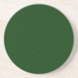 Classical dark green Sandstone Coaster