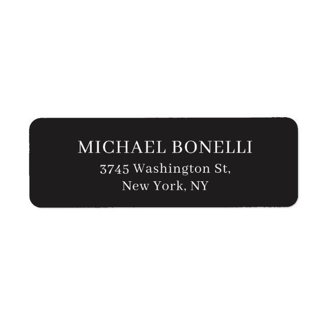 Classical Dark Grey Elegant Serif Font Minimalist (Front)