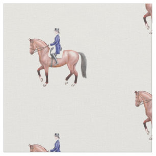 Classical Dressage Horse Equestrian Fabric