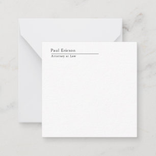 Classical Elegant Plain Professional Card