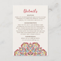Classical Geometric Mandala Pattern Wedding