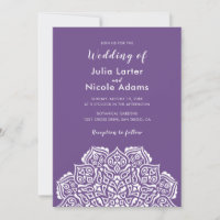 Classical Geometric Mandala Pattern Wedding