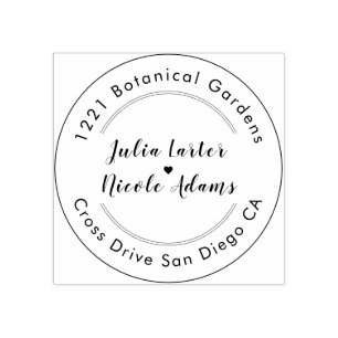 Classical Geometric Mandala Pattern Wedding Rubber Stamp