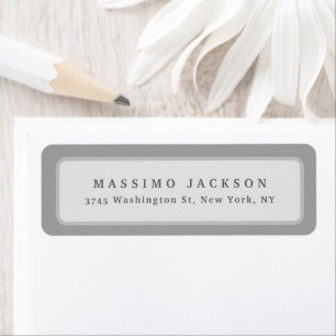Classical Grey Minimalist Plain Elegant