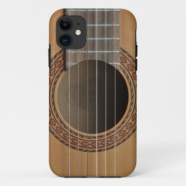 Classical guitar beige tan Case-Mate iPhone case (Back)