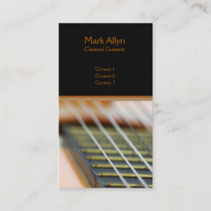 Classical Guitar Business Card
