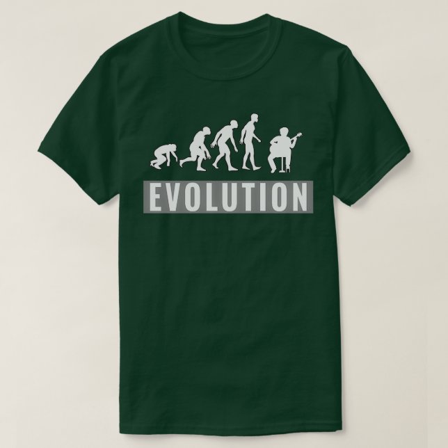 CLASSICAL GUITAR EVOLUTION  T-Shirt (Design Front)