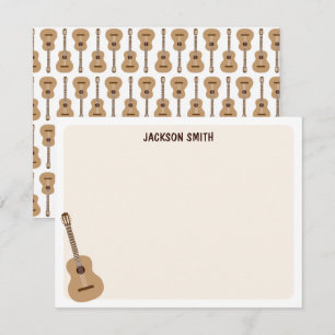 Classical Guitar Musical Card