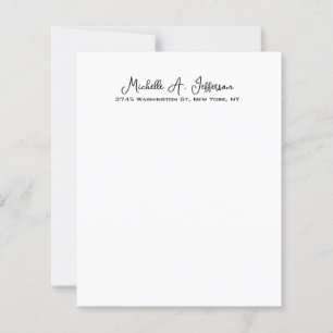 Classical Handwriting Creative Trendy Paper Sheet
