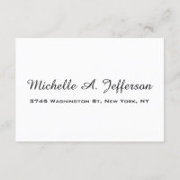 Classical Handwriting Creative Trendy White