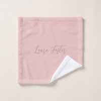Classical Handwriting Elegant Name Rose Gold